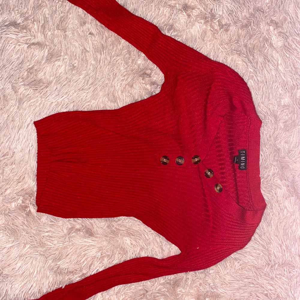 Red Fashion Top